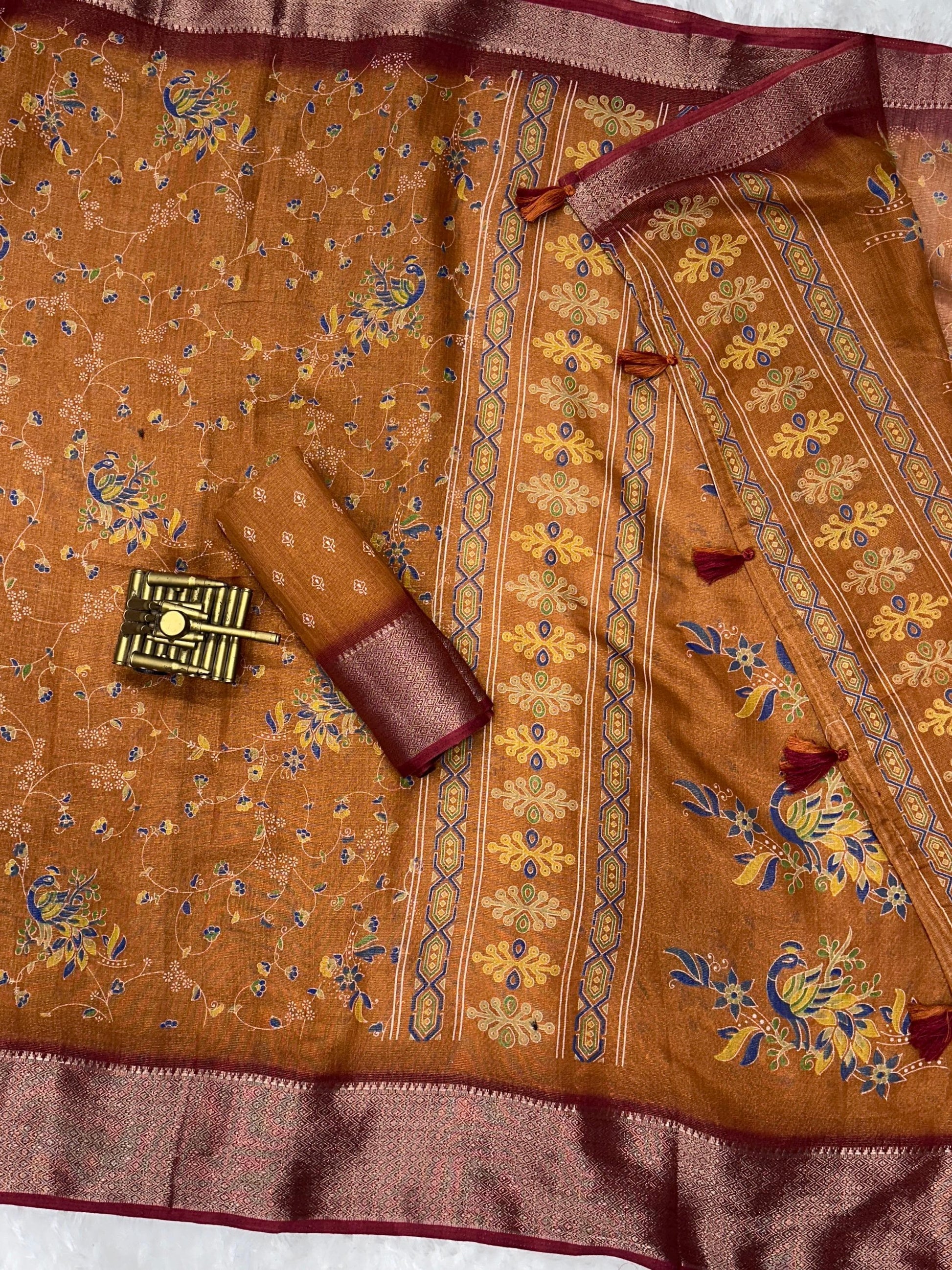 A perfect soft cotton sarees that will make feel comfortable wherever you go - Swaraas