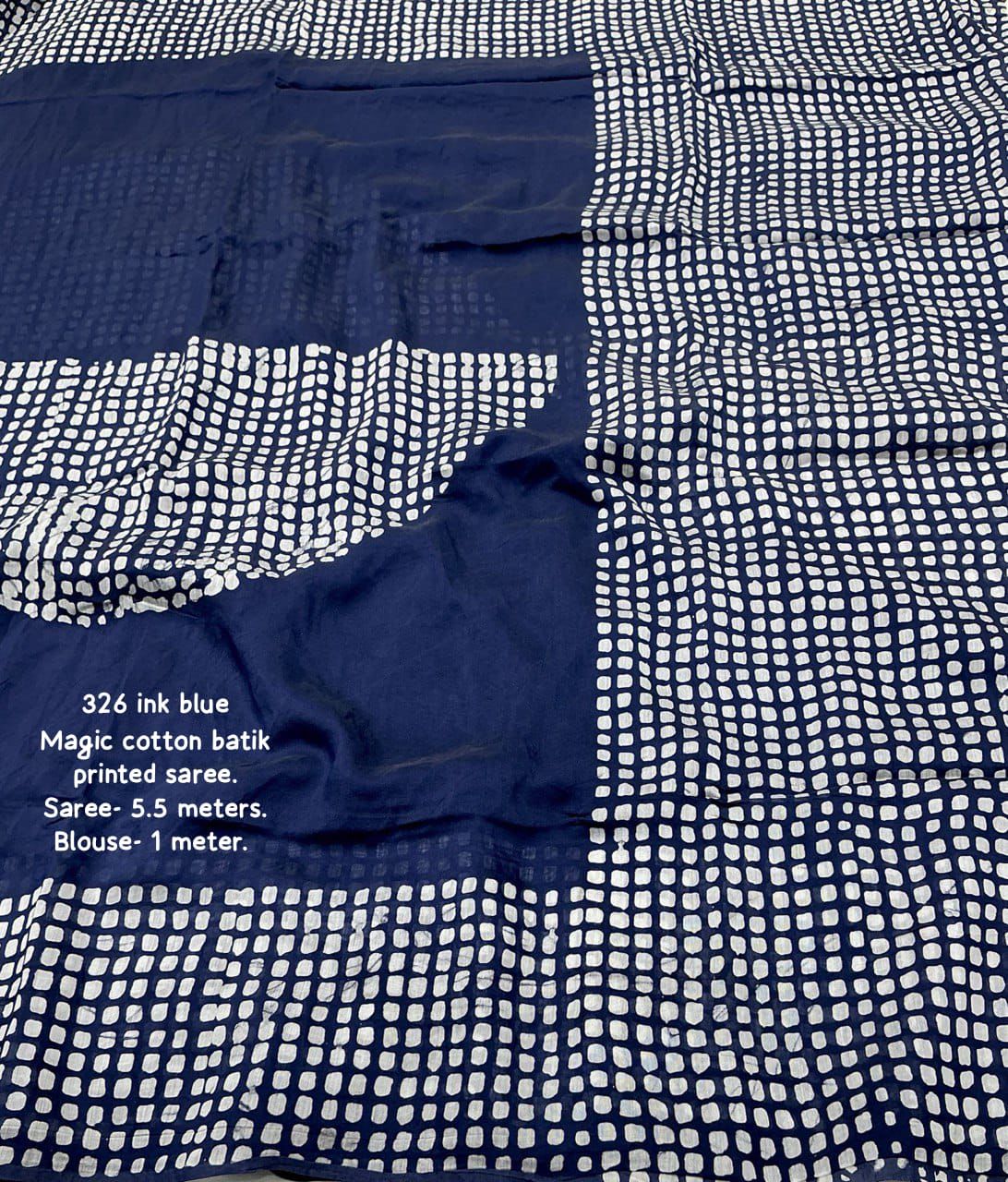 Pure Chanderi Cotton Saree with Traditional Batik Print & Matching Blouse – Lightweight Ethnic Wear | Swaraas.in