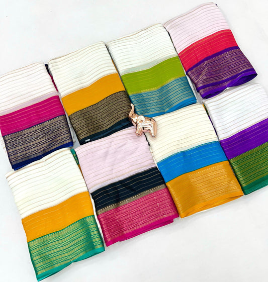 Soft Marshmallow Fabric Saree with All-Over Padded Print & Matching Blouse – Lightweight & Elegant Daily Wear | Swaraas.in