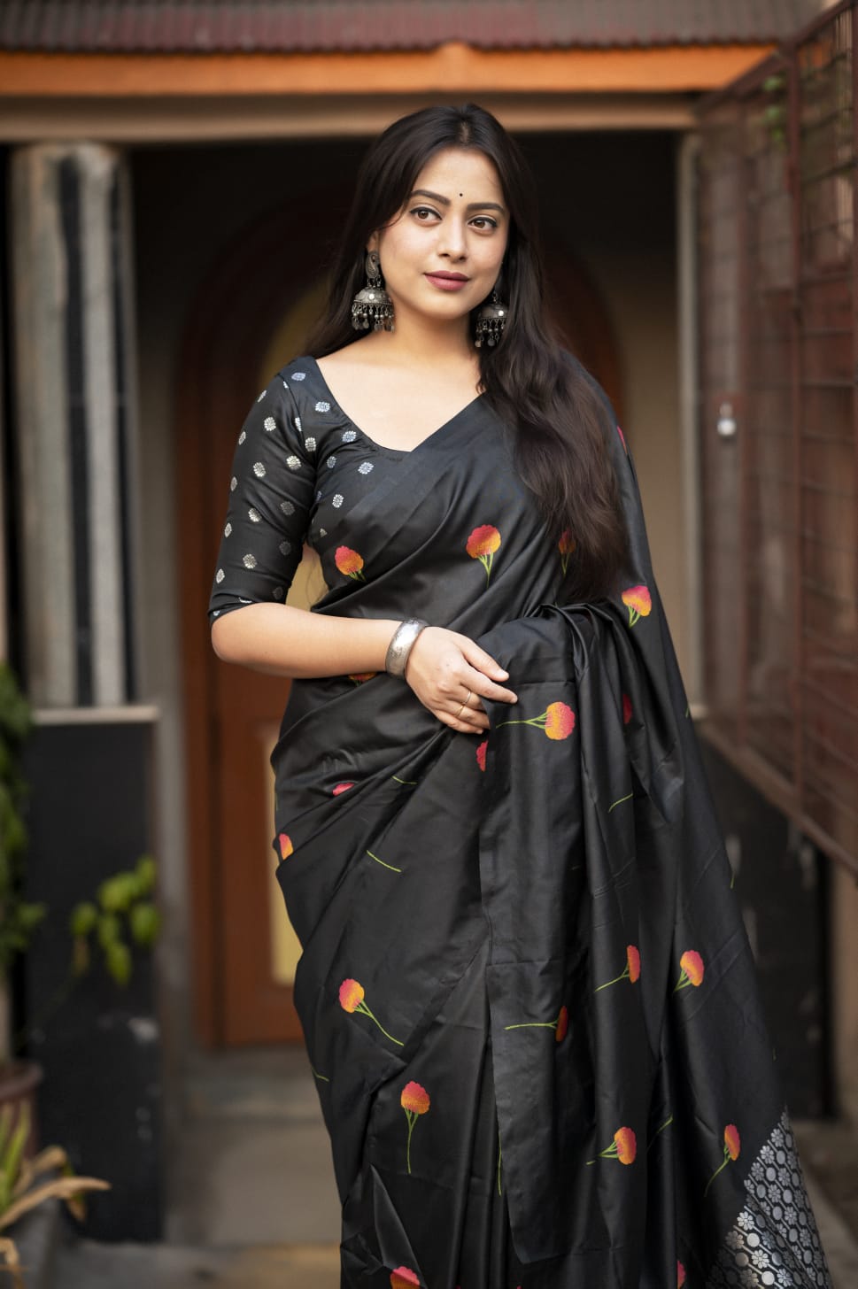 New soff silk woven saree catalog - Swaraas