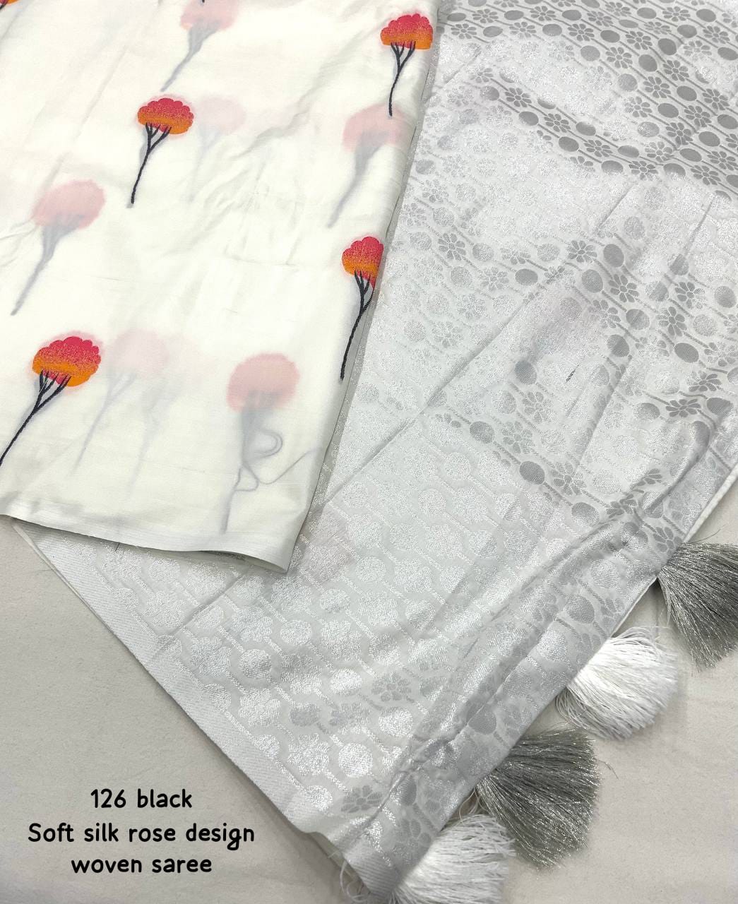 New soff silk woven saree catalog - Swaraas