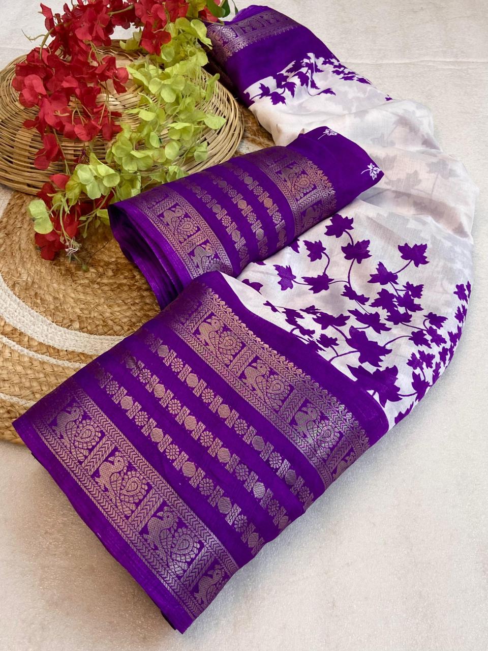 Beautiful Soft Dola Jacquard sarees - Swaraas