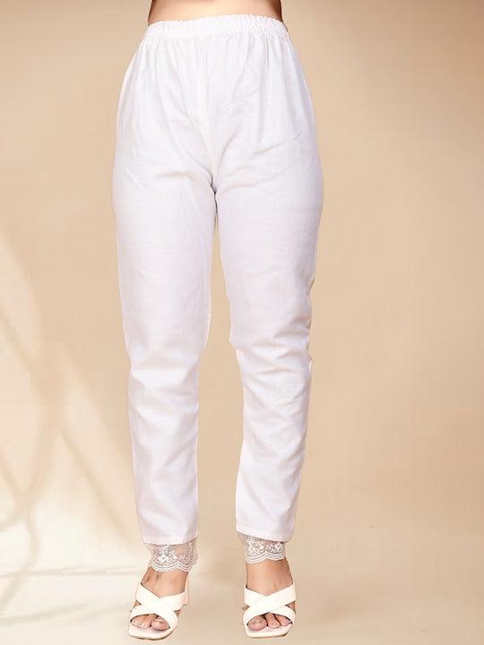 Blue printed Kurta with Trousers with dupatta - Swaraas