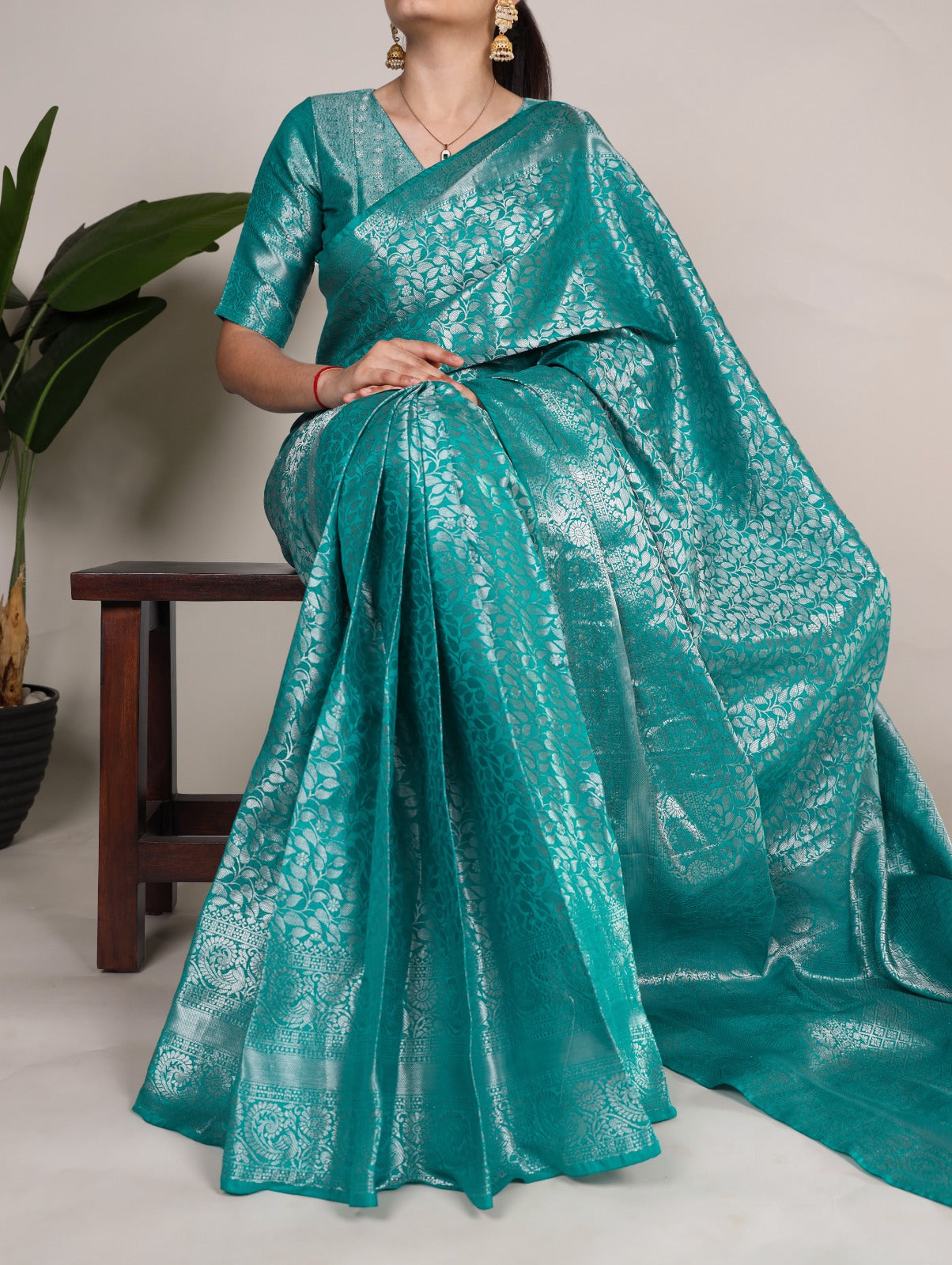 Kanjivaram beauty, crafted saree for your special day - Swaraas