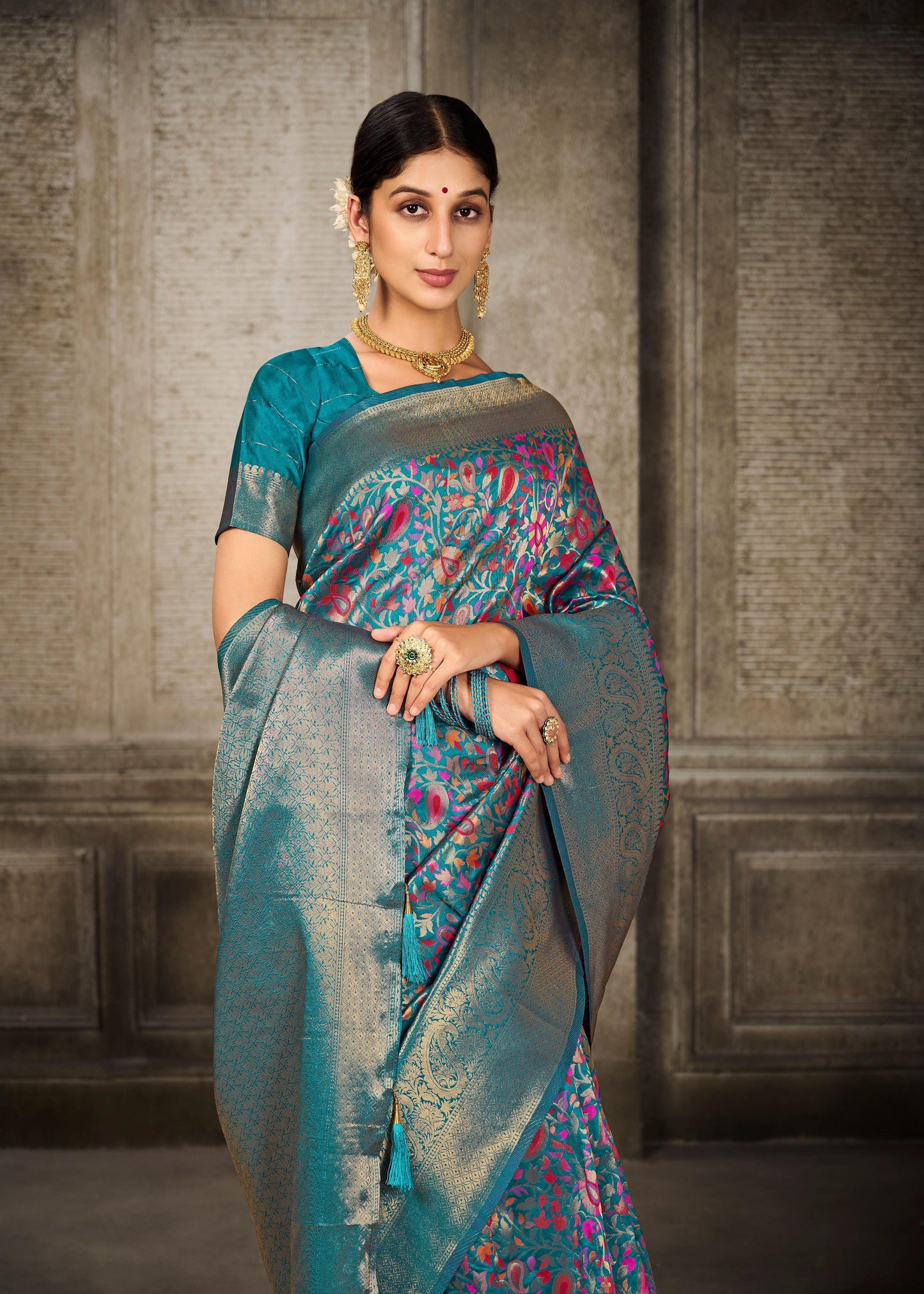 Kashmiri Weaving Sarees