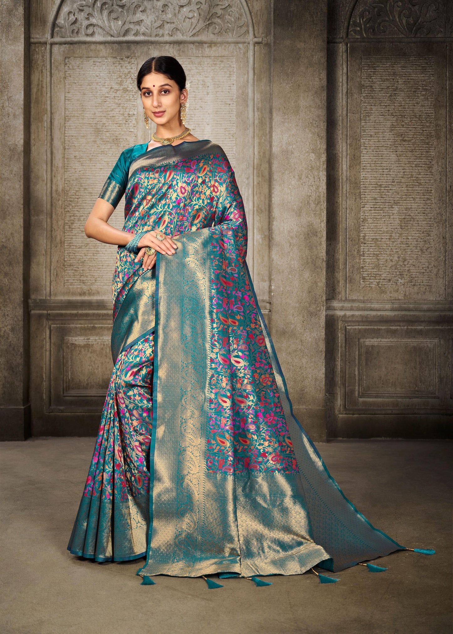 Kashmiri Weaving Sarees