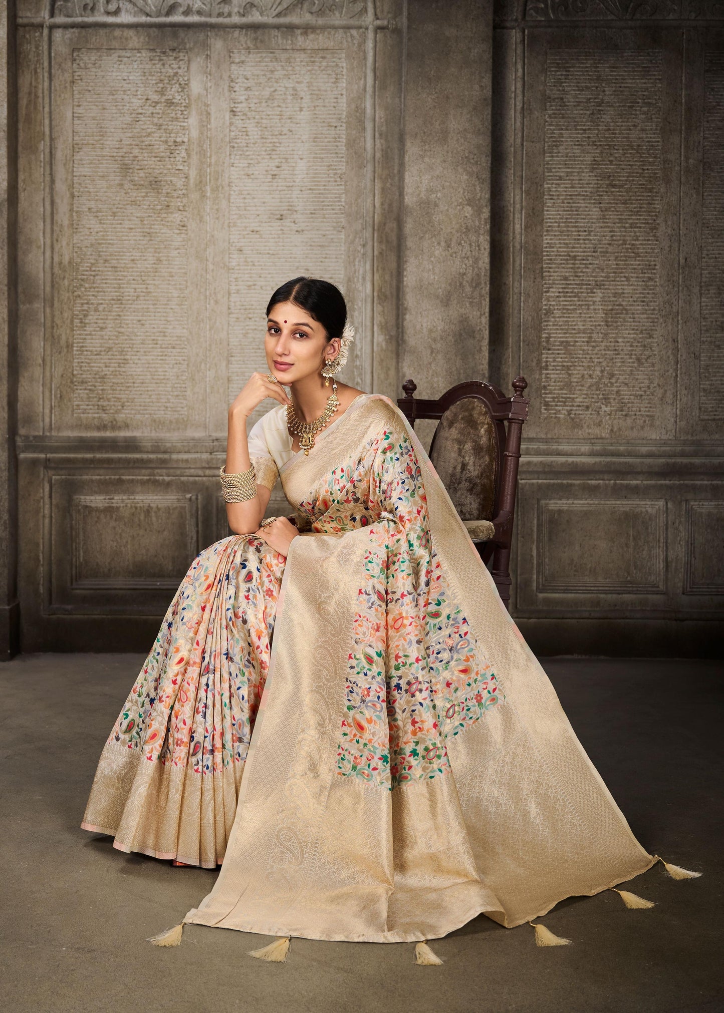 Kashmiri Weaving Sarees