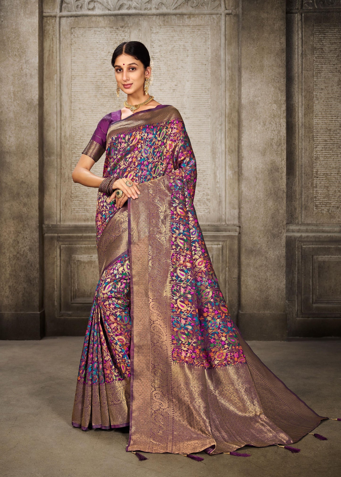 Kashmiri Weaving Sarees