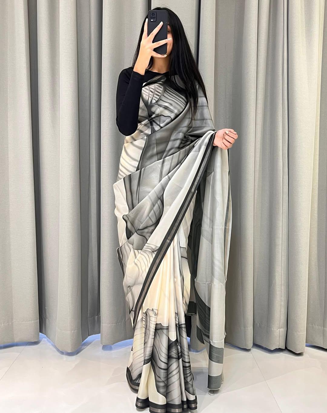 Handloom Tusser with Rich Pallu & Fancy Golden Border