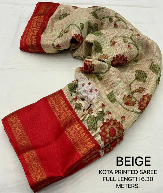 soft kota doria saree