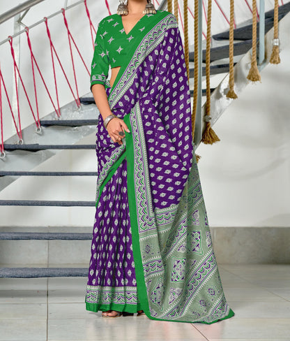 Party wear Sartin Silk Saree