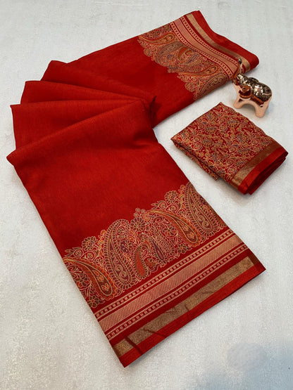 Women Ethnic Wear Printed Saree