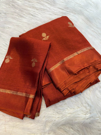 Pure Khadi Viscose Sartin Border Georgette, crafted for New Trends 🪷