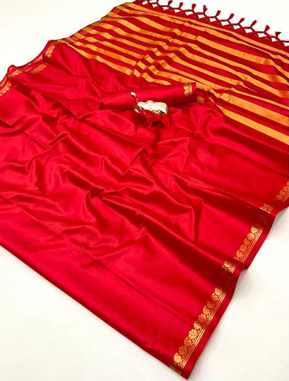 Pure mysure silk 5/5  mango jari Fancy Border Sarees chit pallu